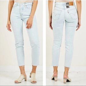 levi’s wedgie fit ankle jeans | light wash